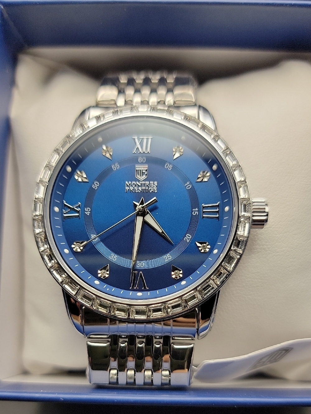 Montres Prestige X Invicta Men's Dress Watch - 45mm, Steel Blue MPW-0246 Classy